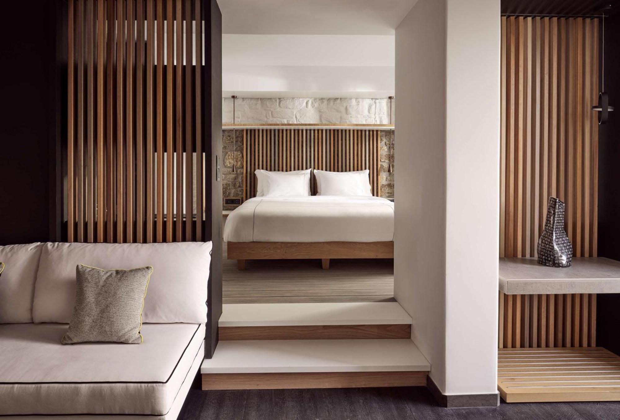 فندق Semeli Coast Mykonos Curio Collection By Hilton Merchia Beach المظهر الخارجي الصورة