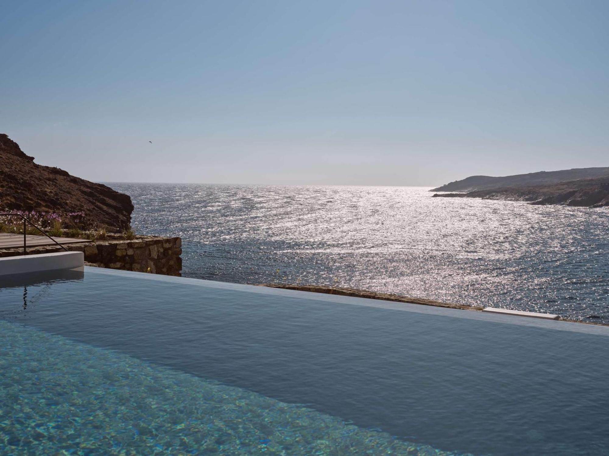 فندق Semeli Coast Mykonos Curio Collection By Hilton Merchia Beach المظهر الخارجي الصورة