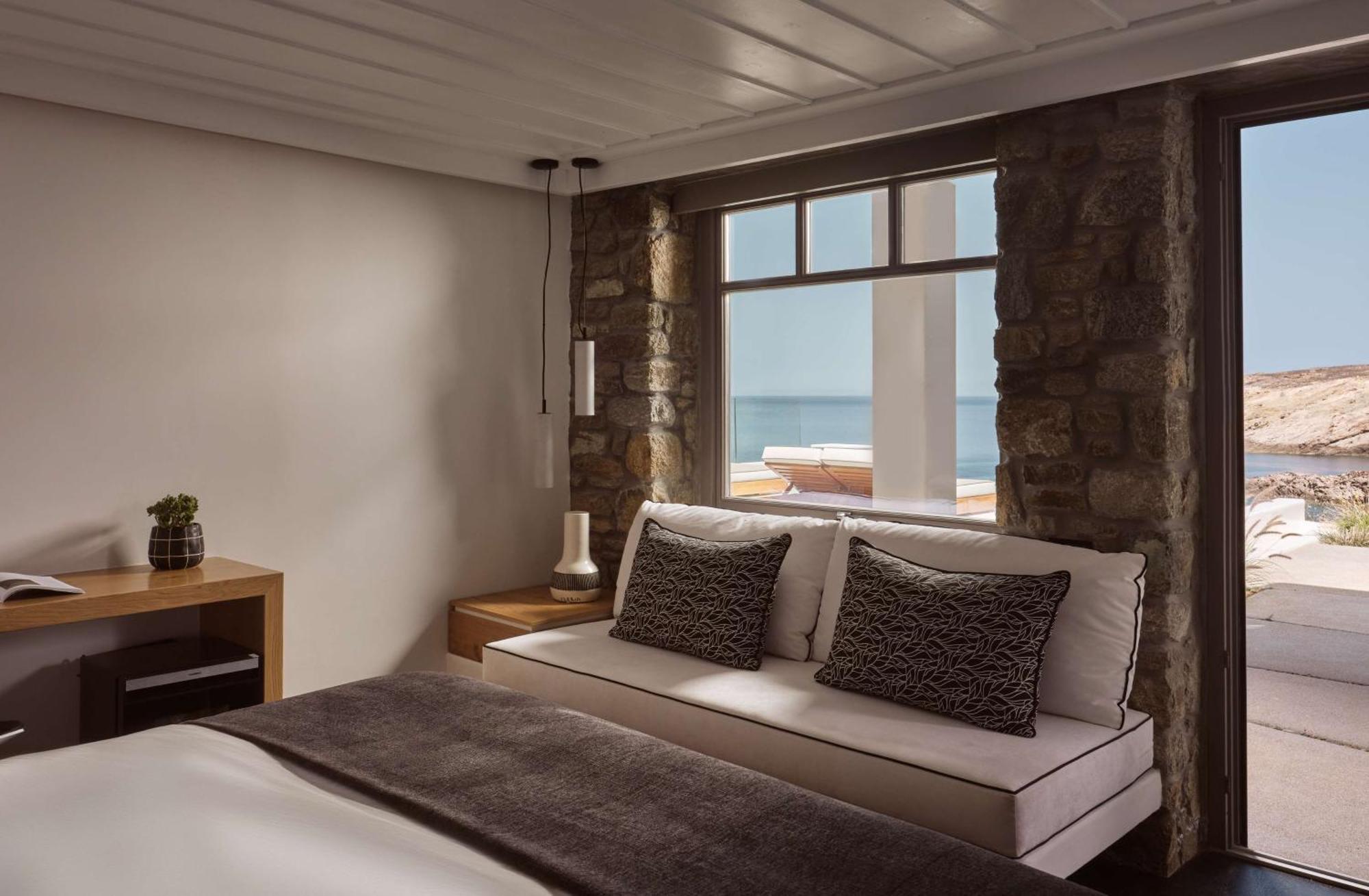 فندق Semeli Coast Mykonos Curio Collection By Hilton Merchia Beach المظهر الخارجي الصورة