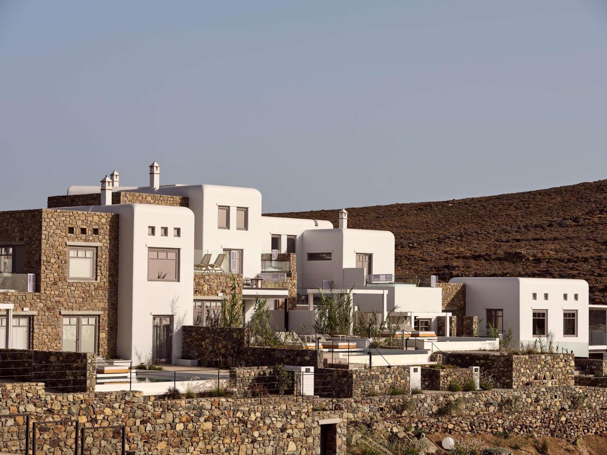 فندق Semeli Coast Mykonos Curio Collection By Hilton Merchia Beach المظهر الخارجي الصورة