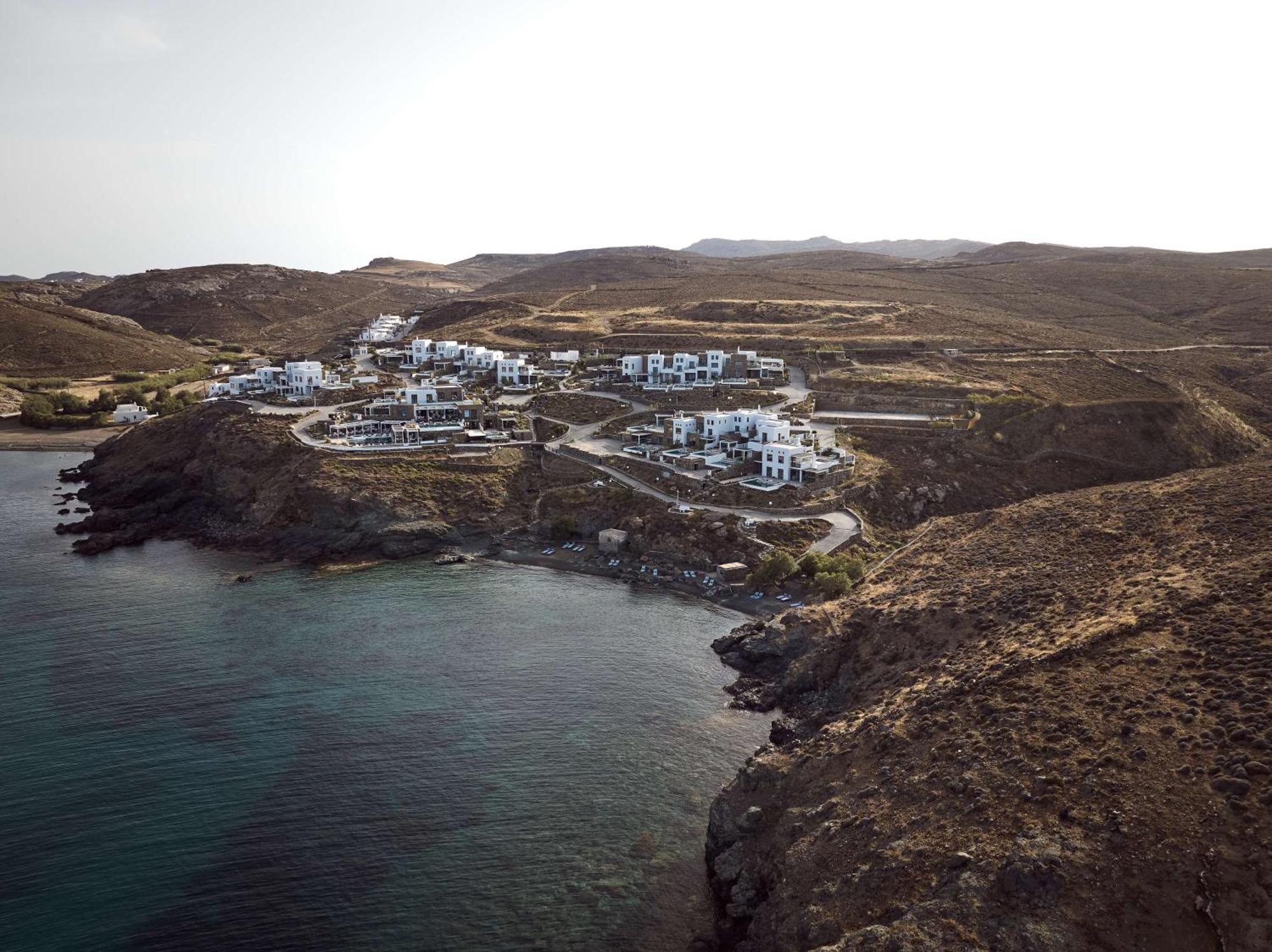 فندق Semeli Coast Mykonos Curio Collection By Hilton Merchia Beach المظهر الخارجي الصورة