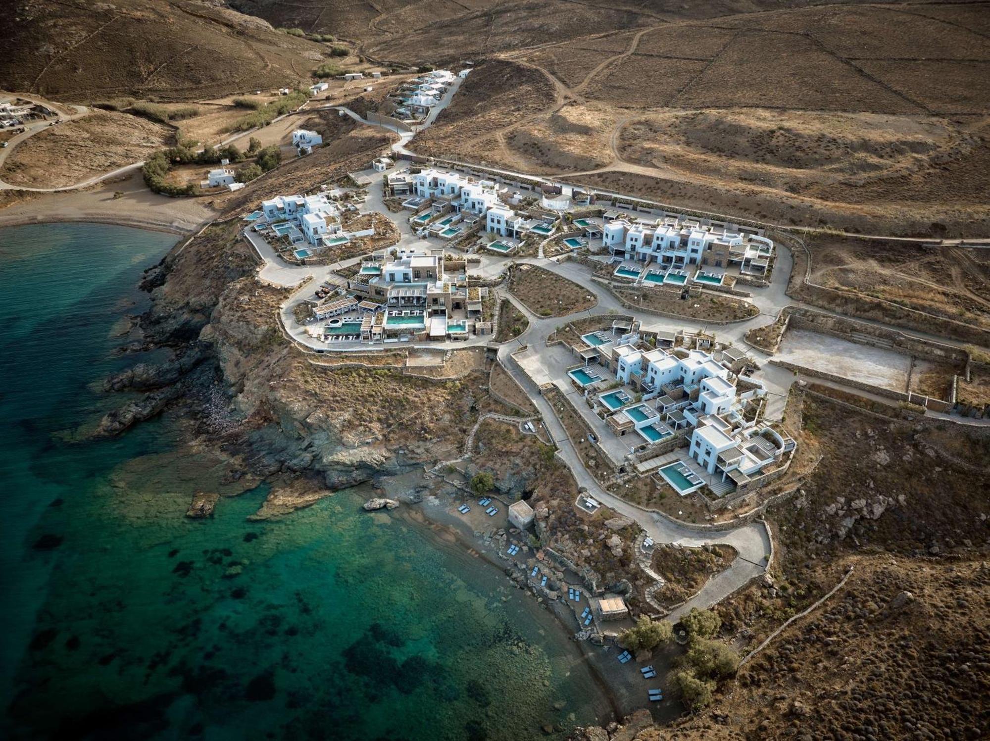 فندق Semeli Coast Mykonos Curio Collection By Hilton Merchia Beach المظهر الخارجي الصورة