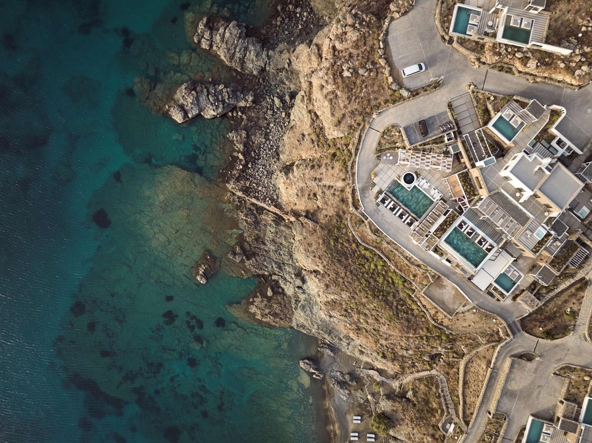 فندق Semeli Coast Mykonos Curio Collection By Hilton Merchia Beach المظهر الخارجي الصورة