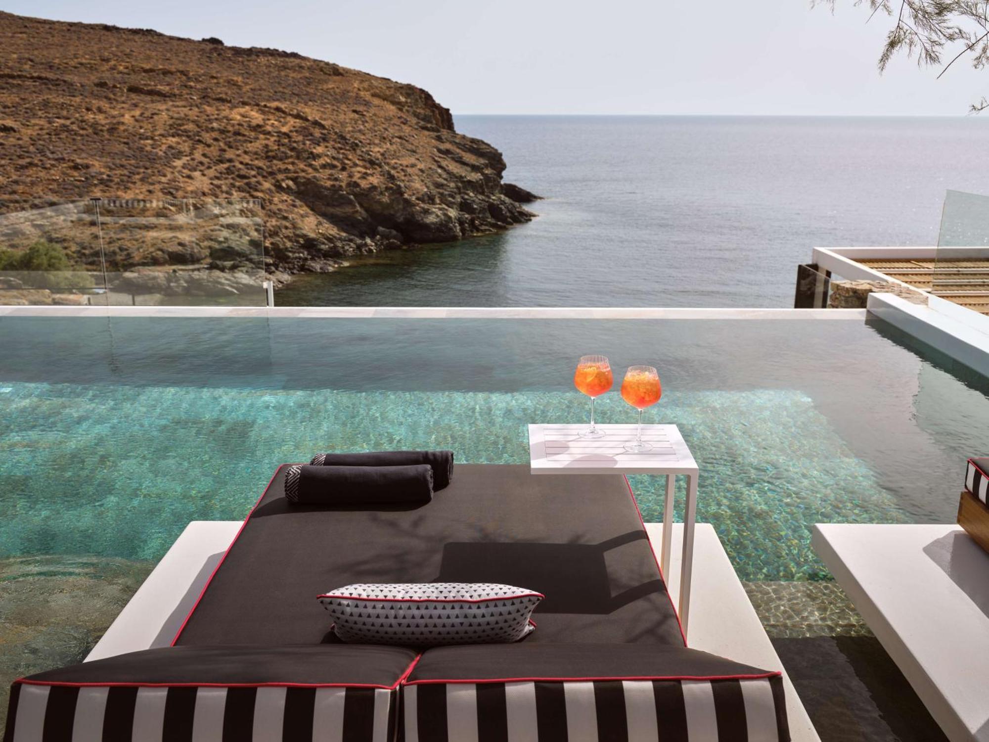 فندق Semeli Coast Mykonos Curio Collection By Hilton Merchia Beach المظهر الخارجي الصورة