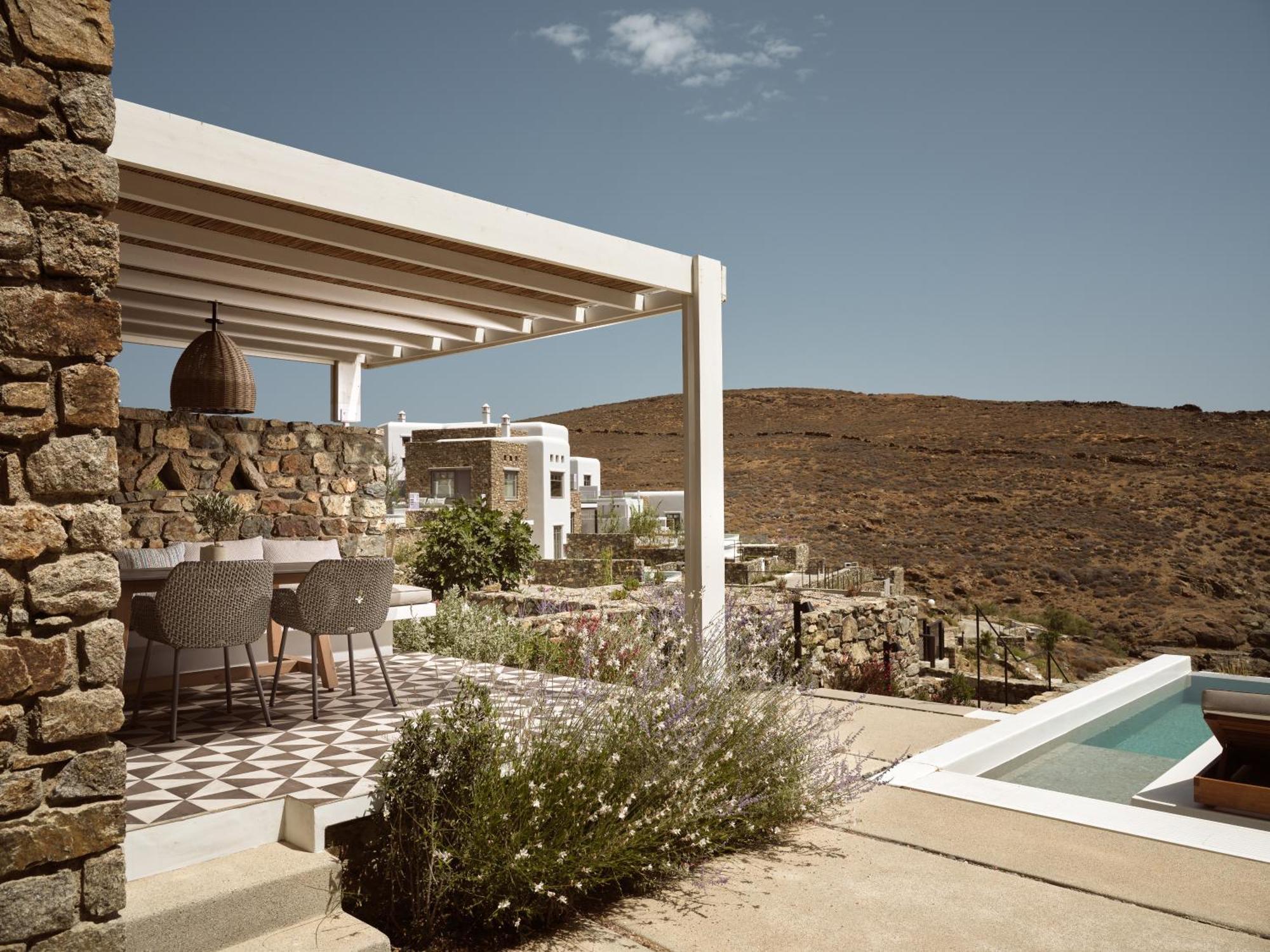 فندق Semeli Coast Mykonos Curio Collection By Hilton Merchia Beach المظهر الخارجي الصورة