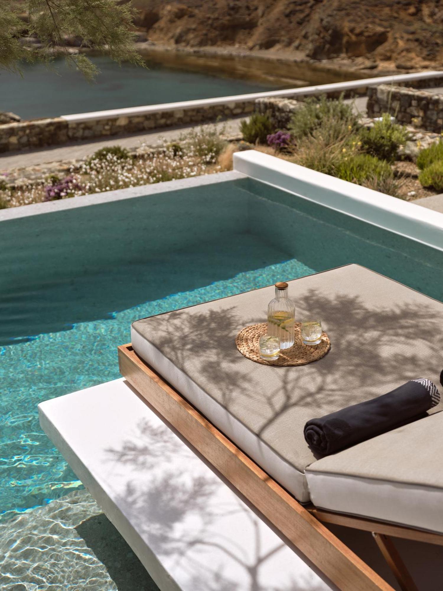 فندق Semeli Coast Mykonos Curio Collection By Hilton Merchia Beach المظهر الخارجي الصورة