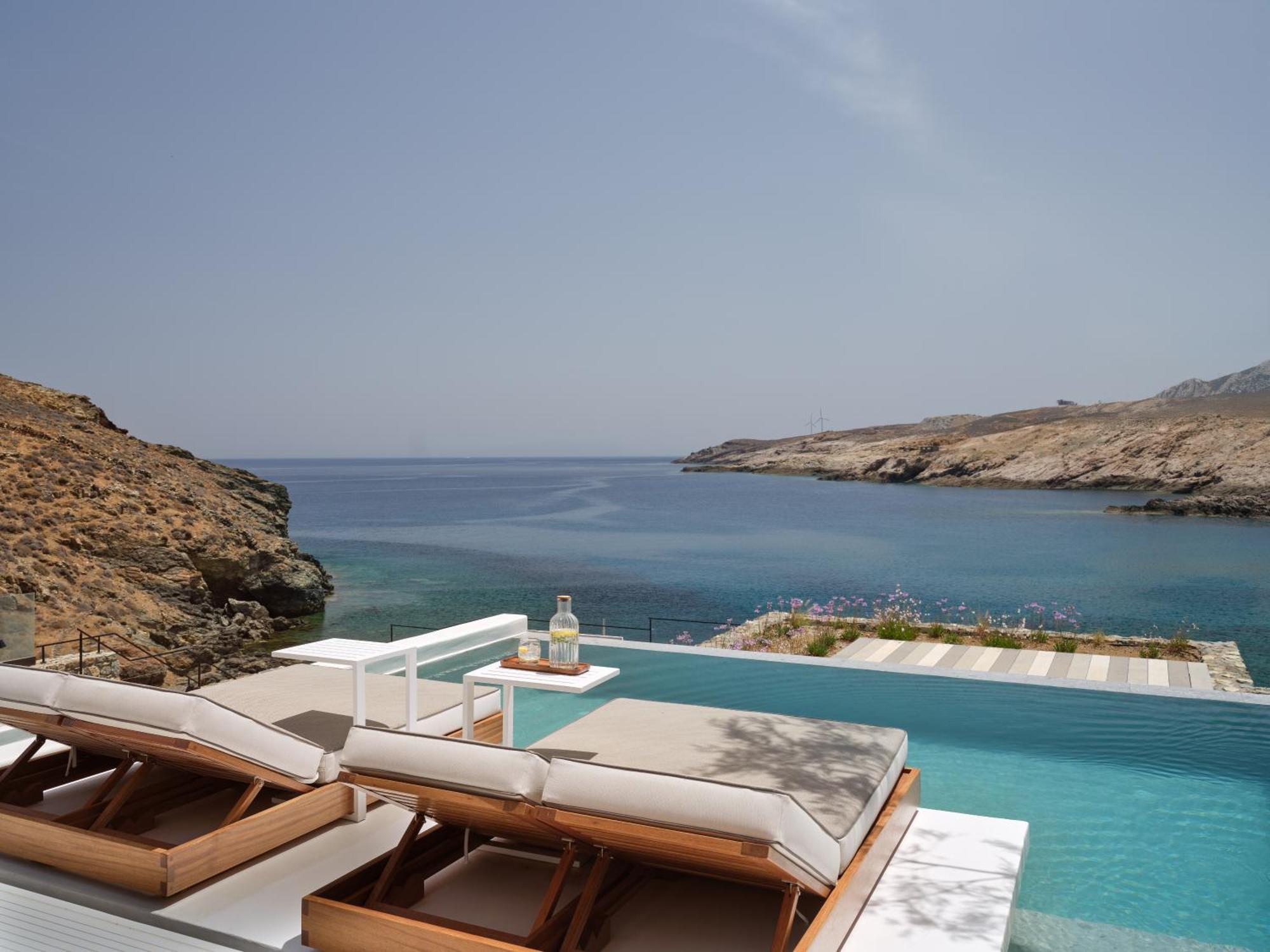 فندق Semeli Coast Mykonos Curio Collection By Hilton Merchia Beach المظهر الخارجي الصورة