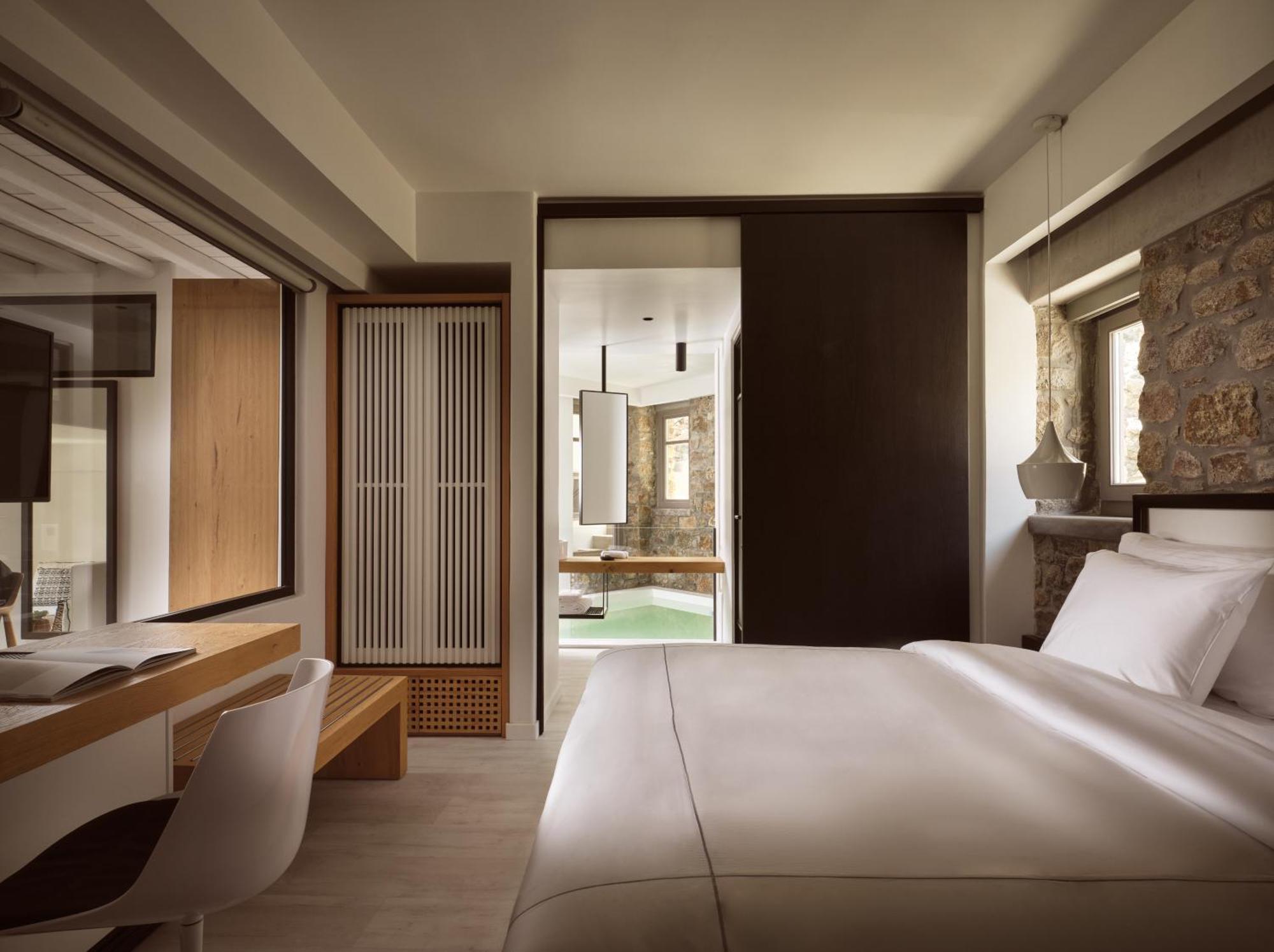 فندق Semeli Coast Mykonos Curio Collection By Hilton Merchia Beach المظهر الخارجي الصورة