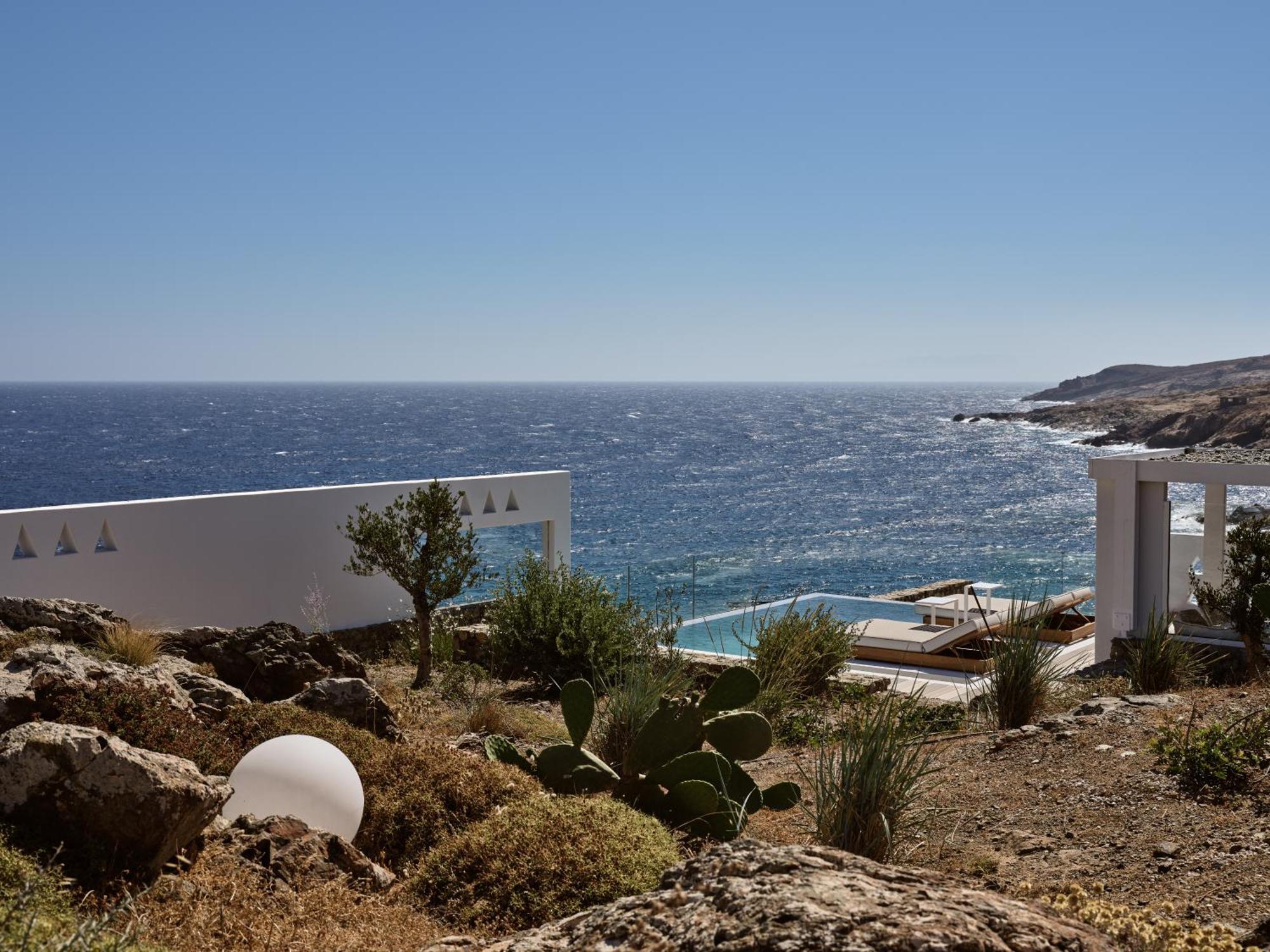 فندق Semeli Coast Mykonos Curio Collection By Hilton Merchia Beach المظهر الخارجي الصورة