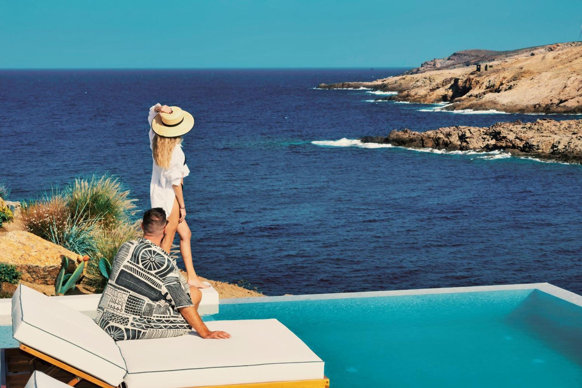 فندق Semeli Coast Mykonos Curio Collection By Hilton Merchia Beach المظهر الخارجي الصورة