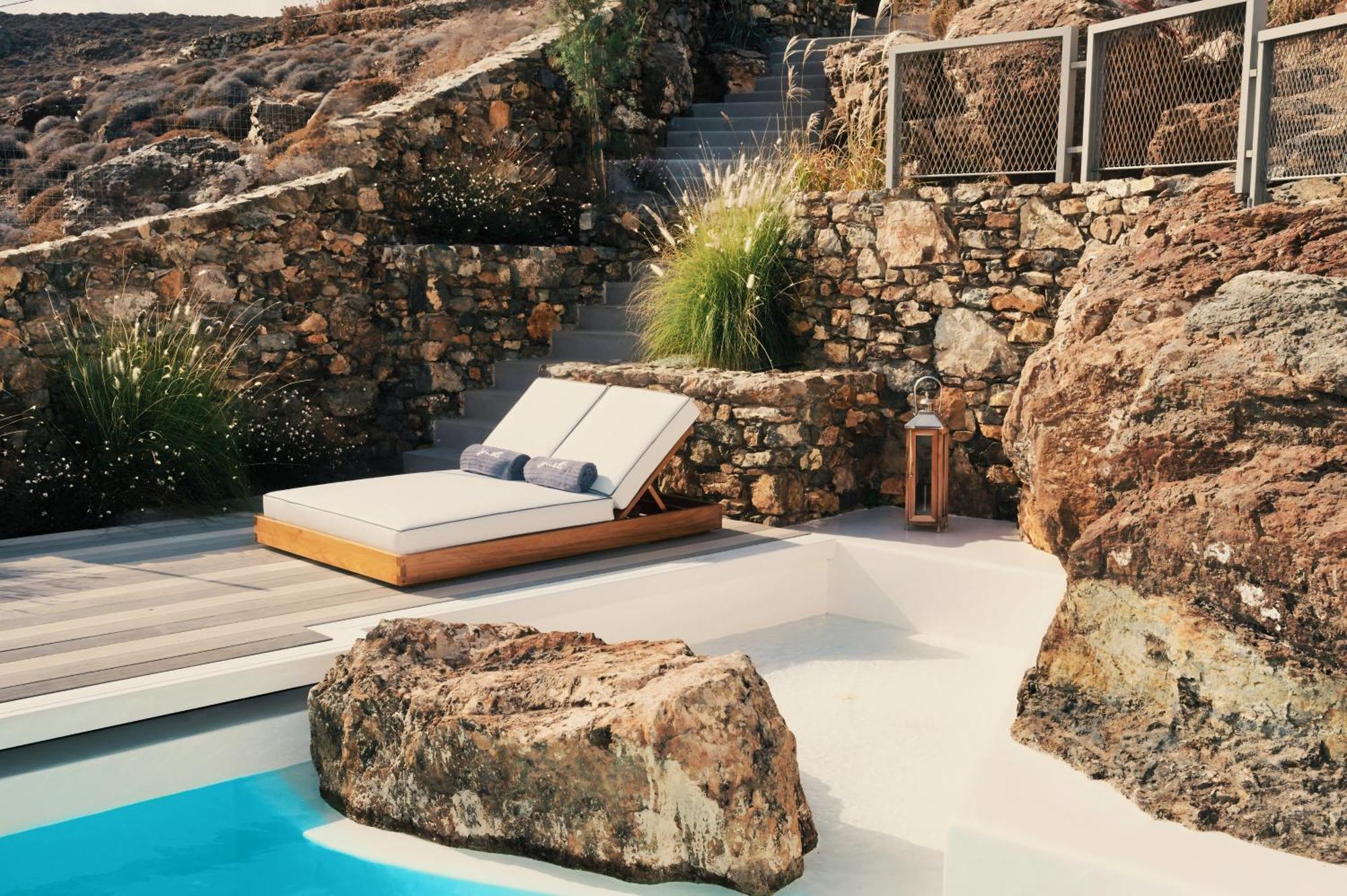 فندق Semeli Coast Mykonos Curio Collection By Hilton Merchia Beach المظهر الخارجي الصورة